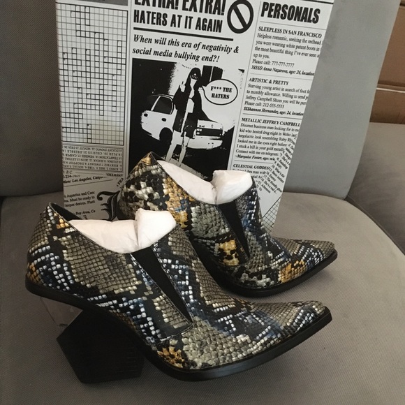 Jeffrey Campbell FLUX Leather Booties - Picture 5 of 8